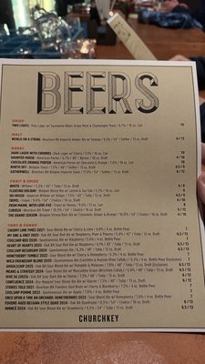 Menu photo 4 ChurchKey Washington, DC, DC