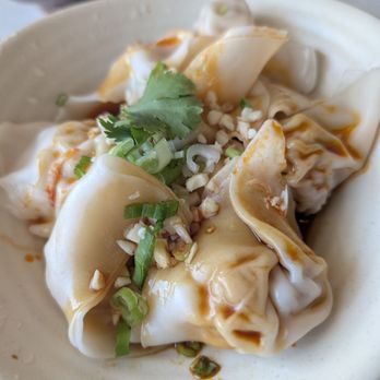 Lucky Dumplings - Wontons with chili oil - Chinese Near Me - Great Neck, New York