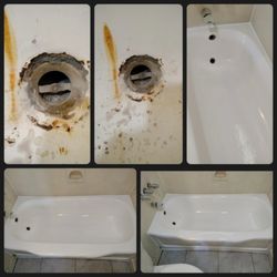Rebirth Refinishing - Repair drain and refinish tub