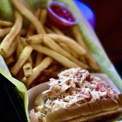 Pascoag Cafe - Lobster roll with fries at Pascoag Cafe