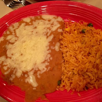 Carreta's Grill - Refried beans and rice! - Mexican Near Me - Metairie, Louisiana