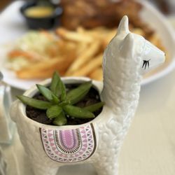 Pachamama Peruvian restaurant - Table decoration. So cute.
