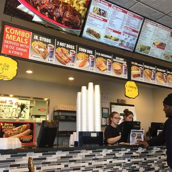 Windy City Gyros - customers at the counter - Mediterranean Near Me - Mishawaka, Indiana Windy City Gyros - customers at the counter - Mediterranean Near Me - Mishawaka, Indiana