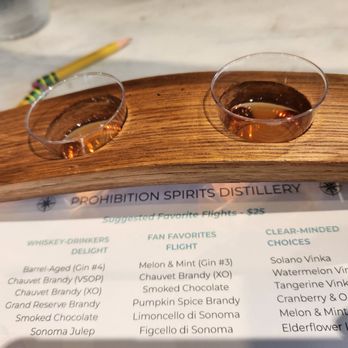 Prohibition Spirits Distillery - Distilleries Near Me - Sonoma, California