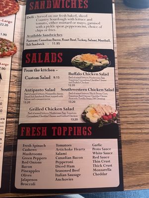 Menu photo 1 The Pizza Barn Kernville, CA Menu photo 1 The Pizza Barn Kernville, CA