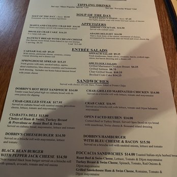 Dobbin House Tavern - Menu 2 - Bars Near Me - Gettysburg, Pennsylvania Dobbin House Tavern - Menu 2 - Bars Near Me - Gettysburg, Pennsylvania