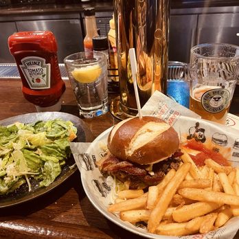 Bill's Bar & Burger - Blackened Blue Burger - Burgers Near Me - Pittsburgh, Pennsylvania