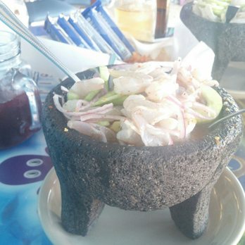 El Socio - Aguachile tradicional for about $10. Pretty good size and the shrimp were perfect. My mouth was burning for sure. - Seafood Near Me - Tijuana, BCN
