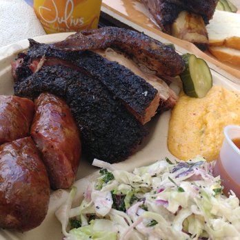 Micklethwait Craft Meats - Love that they have a plate option, as opposed to just pounds of meat & gallons of sides - Food Trucks Near Me - Austin, Texas