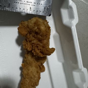 Raising Cane's Chicken Fingers - 1 - 1.5 inches wide tenders - Chicken Shop Near Me - Mililani, Hawaii