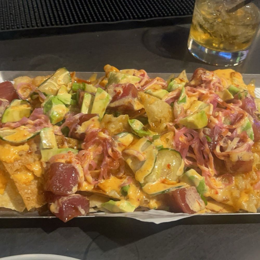 WSKY Stadium - Poke nachos - Sports Bars Near Me - Las Vegas, Nevada