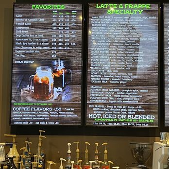 Gold Brew Coffee Bar - So many options! - Coffee & Tea Near Me - Glendale, Arizona