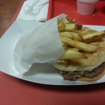 George's Restaurant - Double cheese burger combination - American Near Me - New Albany, Mississippi
