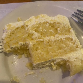 Prego Pasta House - Best lemon cake of my entire life (sorry for diving in early). - Italian Near Me - Dallas, Texas Prego Pasta House - Best lemon cake of my entire life (sorry for diving in early). - Italian Near Me - Dallas, Texas