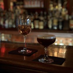The Rum House - Rose & espresso martini before the show