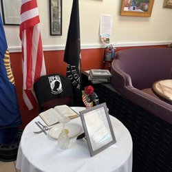 Chili Hills - Table set for our POW's and MIA's.