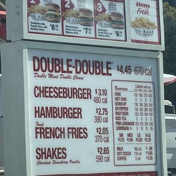 In-N-Out Burger - Menu - Burgers Near Me - Arcadia, California In-N-Out Burger - Menu - Burgers Near Me - Arcadia, California