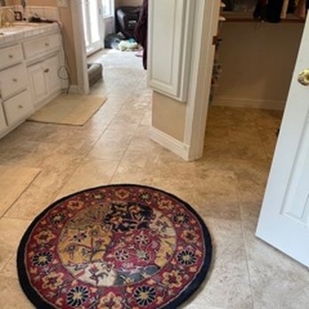 Williams Custom Tile Installation - Our master bathroom - Tiling Near Me
