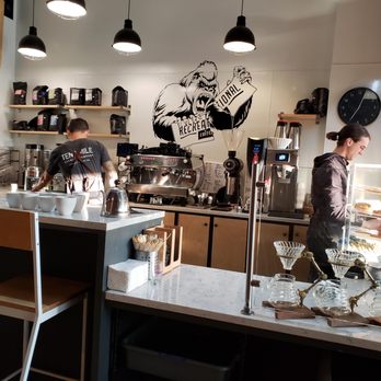 Recreational Coffee - Barista work area. - Coffee & Tea Near Me - Long Beach, California