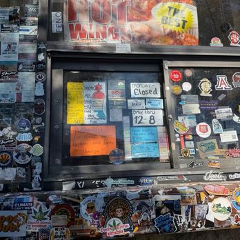 Buffalo Bell - Sticker window in the drive thru - Burgers Near Me - Tucson, Arizona