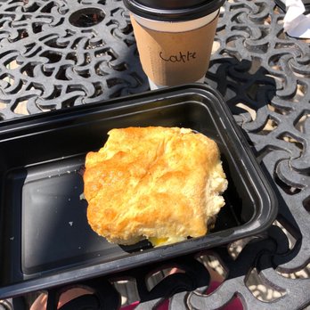 Treehouse Coffee - Bacon, egg, and cheese biscuit - Cafes Near Me - Duck, North Carolina