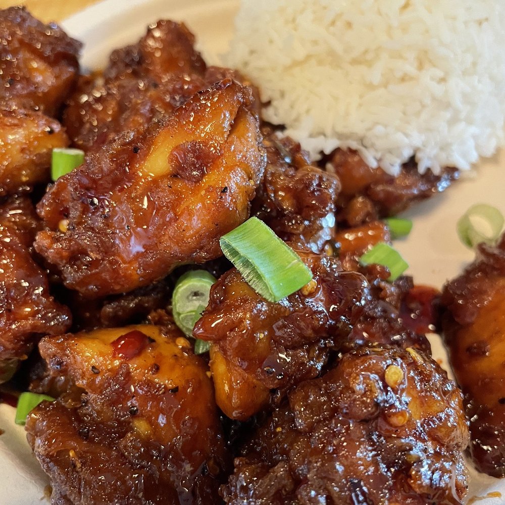 Mint Thai Kitchen - Crispy Chicken Dish- really flavorful and a good portion. Got it in mild and it was perfect. - Thai Near Me - Houston, Texas Mint Thai Kitchen - Crispy Chicken Dish- really flavorful and a good portion. Got it in mild and it was perfect. - Thai Near Me - Houston, Texas