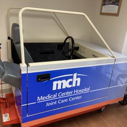Medical Center Health System - The therapy crew helps you learn to get in and out of a car before discharging you.