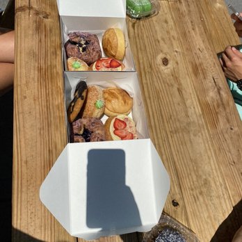 Rose Ave Bakery - Assorted goodies, plus ube coconut donut and ube cake slice - Bakeries Near Me - Washington, DC, District of Columbia