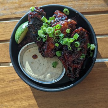 Laser Wolf - Date Harissa Wings w/Tehina Ranch - Middle Eastern Near Me - Brooklyn, New York