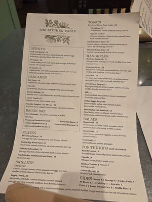 Menu photo 6 The Kitchen Table Las Vegas, NV
