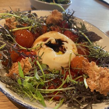 Camper - Burrata and tomato appetizer - New American Near Me - Menlo Park, California