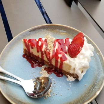 Pier 48 - Strawberry Cheesecake - Seafood Near Me - Indianapolis, Indiana