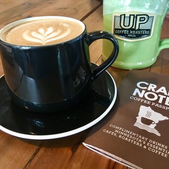 Up Cafe & Up Coffee Roasters - Latte + black coffee - Coffee & Tea Near Me - Minneapolis, Minnesota