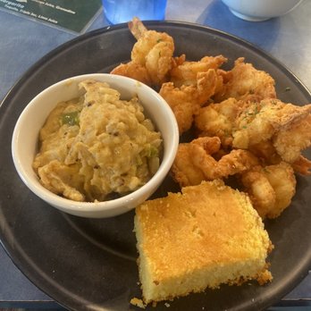 Shrimps - Shrimp Plate with House Potatoes and Green Beans - Seafood Near Me - Richmond, Virginia