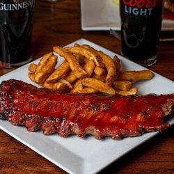 Muldoon's Steakhouse & Pub - Baby back ribs and french fries