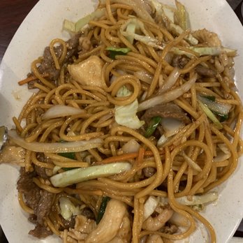 JaJa Cafe - Fried N14. Combination LoMein - Chinese Near Me - Corpus Christi, Texas