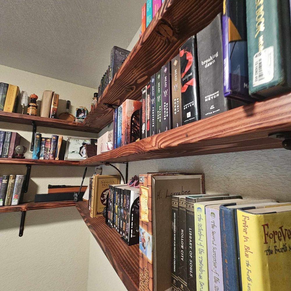 Halos Handyman Service - Shelving - sanded and stained - Plumbing Near Me Halos Handyman Service - Shelving - sanded and stained - Plumbing Near Me
