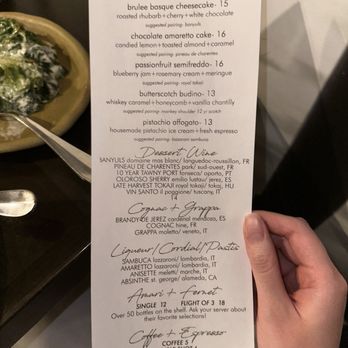 Esther's Kitchen - Dessert Menu - Italian Near Me - Las Vegas, Nevada