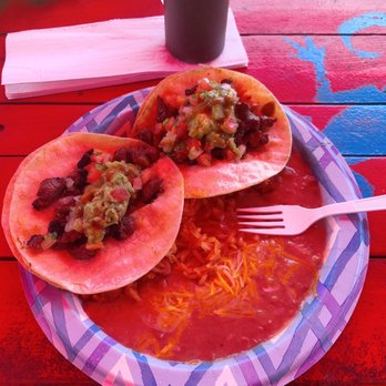 Paco's Tacos - Carne asada taco plate - Mexican Near Me - Hanapepe, Hawaii