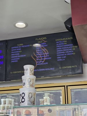 Saffron & Rose Ice Cream by null