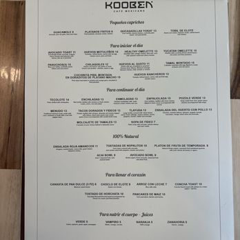 Kooben Cafe Mexican - Menue - Breakfast & Brunch Near Me - Hanahan, South Carolina Kooben Cafe Mexican - Menue - Breakfast & Brunch Near Me - Hanahan, South Carolina