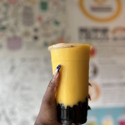 Liquid Fusion Cafe - Mango with extra tapioca