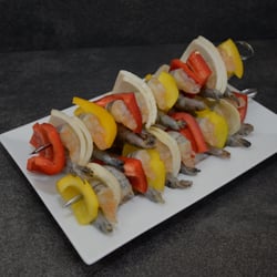 Scampi - Spezialität: Scampi-Spieß