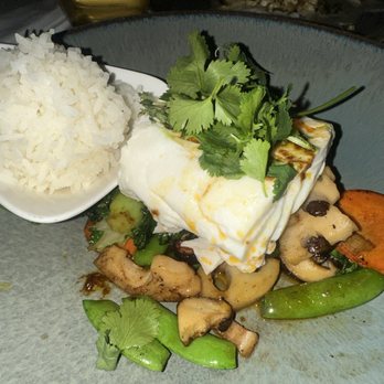 Spago - Steamed alaskan halibut - New American Near Me - Las Vegas, Nevada Spago - Steamed alaskan halibut - New American Near Me - Las Vegas, Nevada