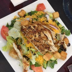 Duke's Lounge - Awesome grilled chicken salad with homemade dressing.