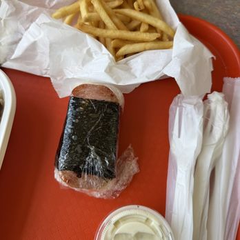 Zippy's Kapahulu - spam musubi and fries - Fast Food Near Me - Honolulu, Hawaii