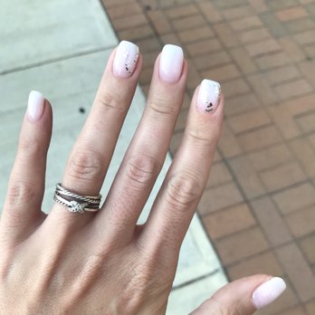 Amity Nail Spa - Ombré Dip powder manicure with foil - Nail Salons Near Me - Arlington, Virginia Amity Nail Spa - Ombré Dip powder manicure with foil - Nail Salons Near Me - Arlington, Virginia