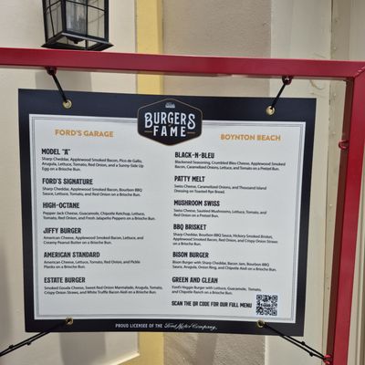 Menu photo 1 Ford's Garage Boynton Beach Boynton Beach, FL Menu photo 1 Ford's Garage Boynton Beach Boynton Beach, FL