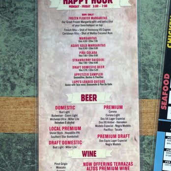 Margarita's - Updated drink menu - Mexican Near Me - Conroe, Texas