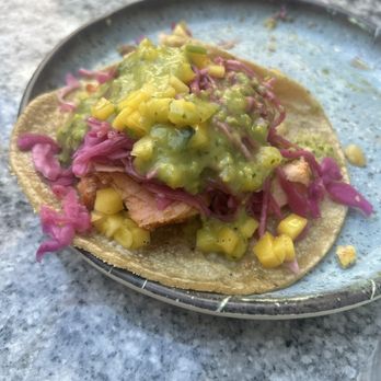 Taco District  - Beautiful Salmon Tacos - Latin American Near Me - Peekskill, New York
